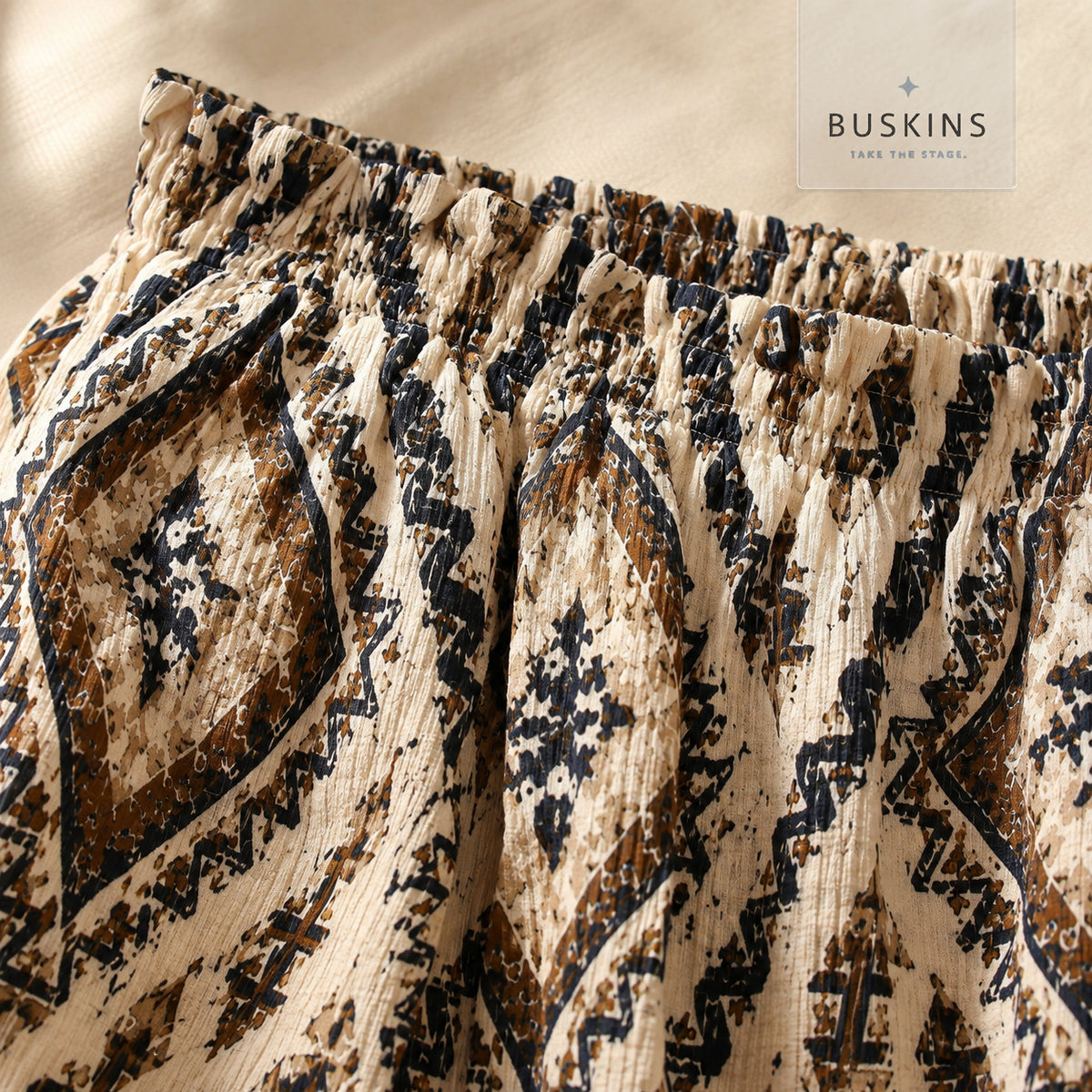 Sahara Muse Printed Wide-Leg Pants