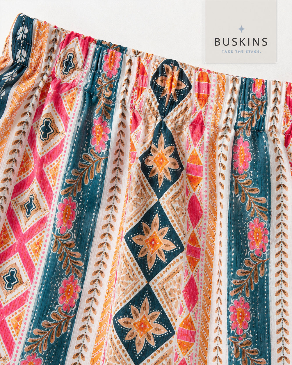 Marrakesh Printed Wide-Leg Pants