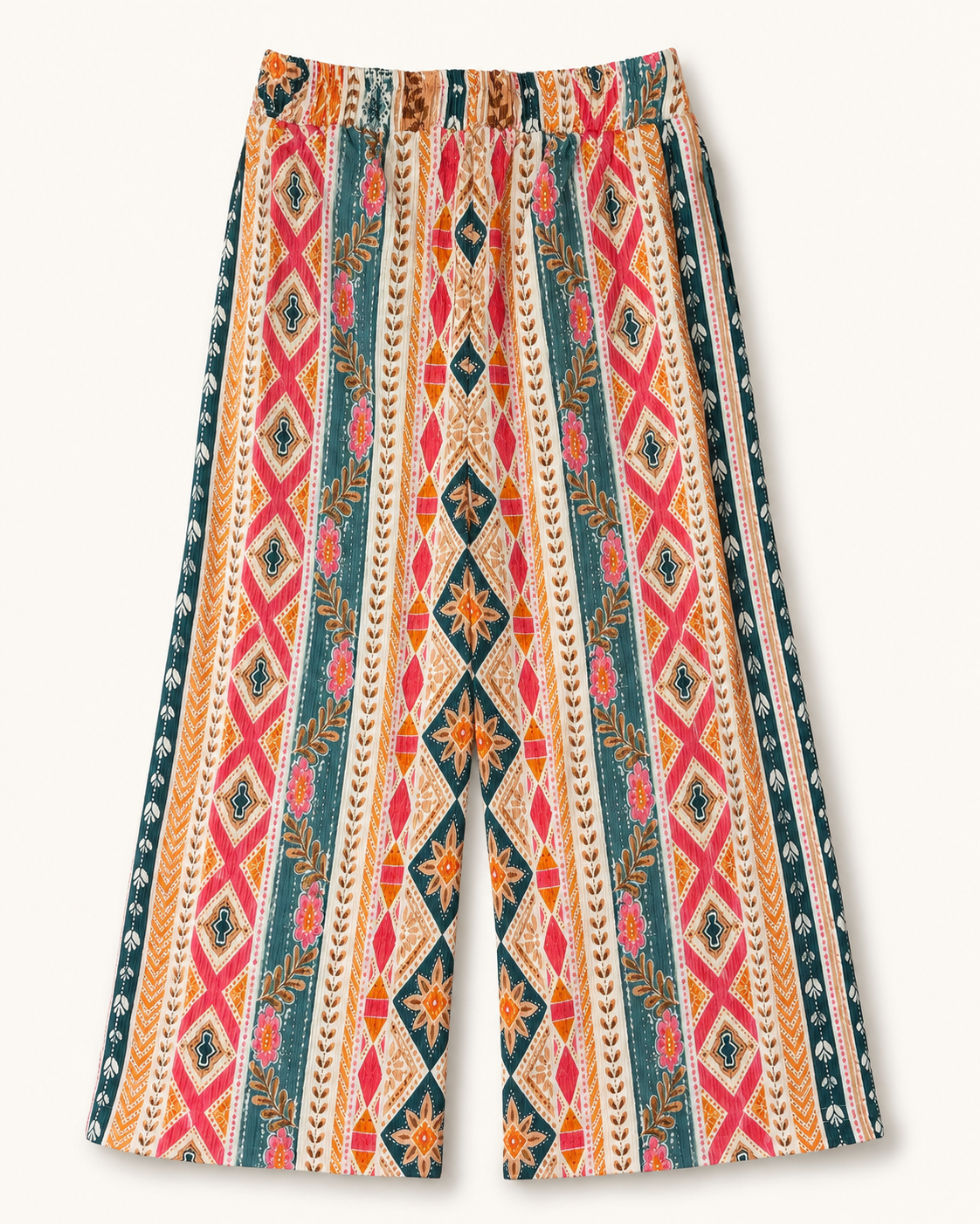 Marrakesh Printed Wide-Leg Pants