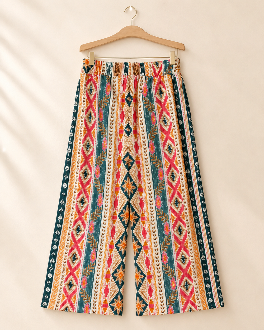 Marrakesh Printed Wide-Leg Pants