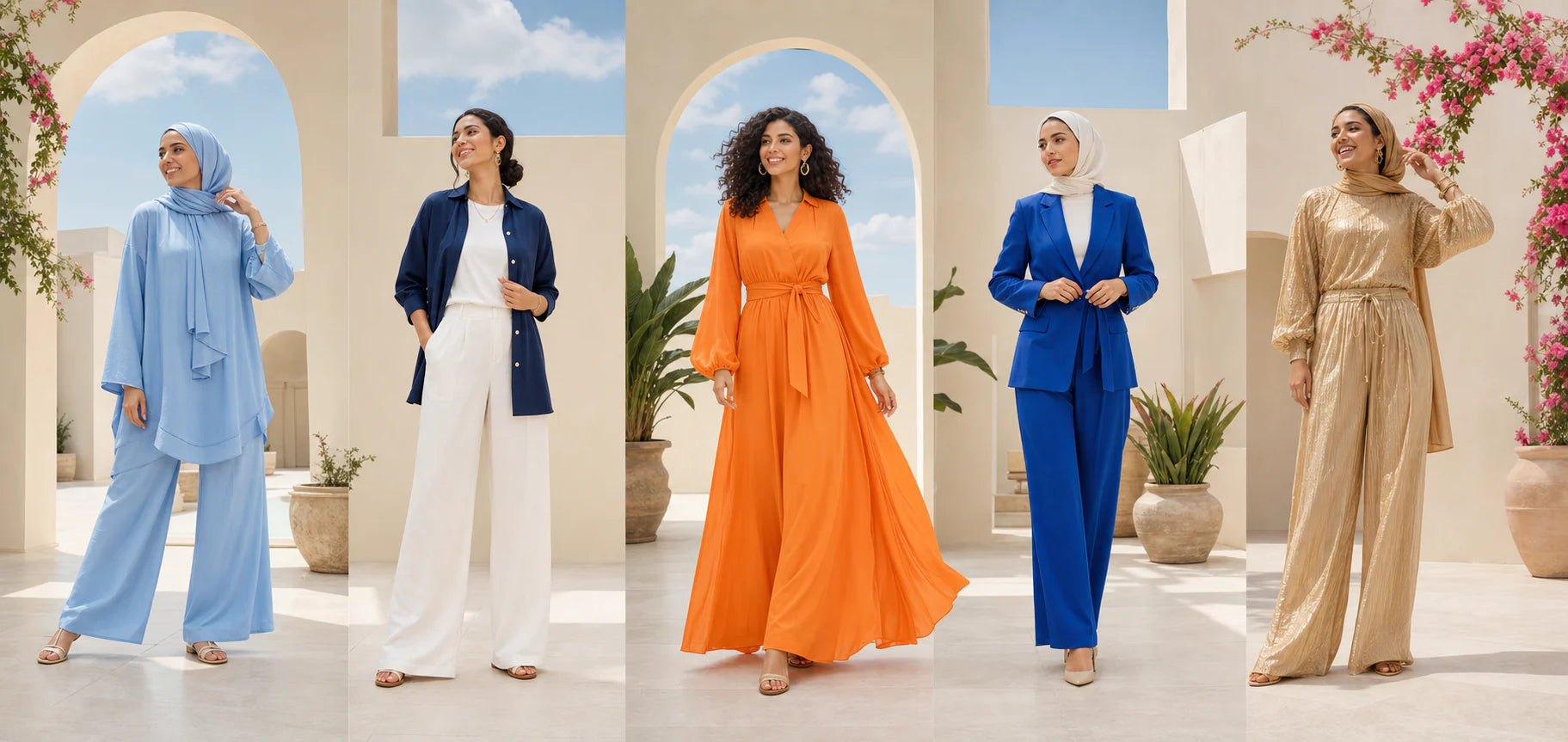 Buskins colorful summer fashion campaign